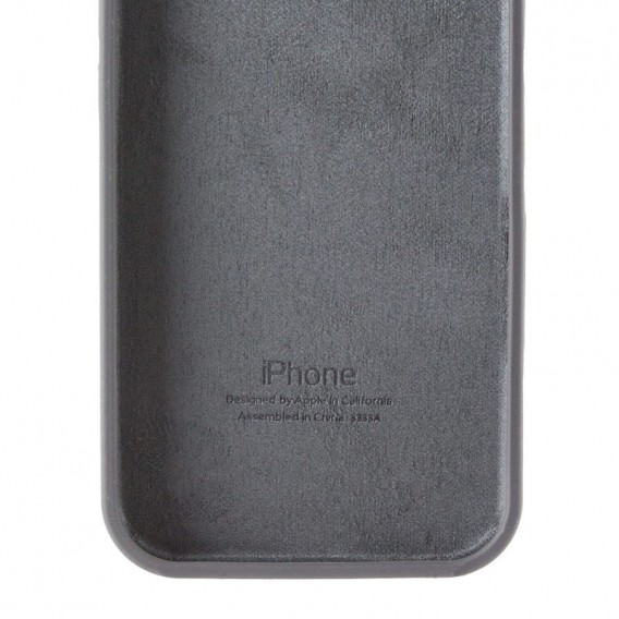 Чохол Silicone Case Full Protective (AA) для Apple iPhone 16e (6.1") Сірий / Dark Gray