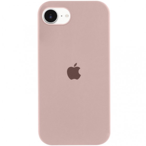 Чехол Silicone Case Full Protective (AA) Apple iPhone 16e (6.1") Розовый / Pink Sand
