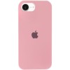 Чохол Silicone Case Full Protective (AA) для Apple iPhone 16e (6.1") Рожевий / Light pink