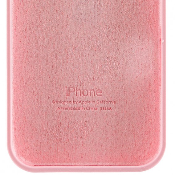 Чохол Silicone Case Full Protective (AA) для Apple iPhone 16e (6.1") Рожевий / Light pink