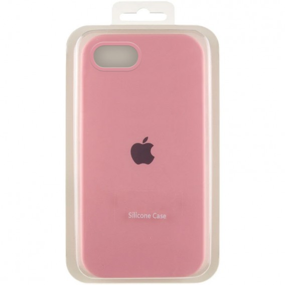 Чохол Silicone Case Full Protective (AA) для Apple iPhone 16e (6.1") Рожевий / Light pink