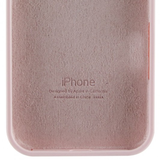 Чохол Silicone Case Full Protective (AA) для Apple iPhone 16e (6.1") Рожевий / Chalk Pink - зображення 3 