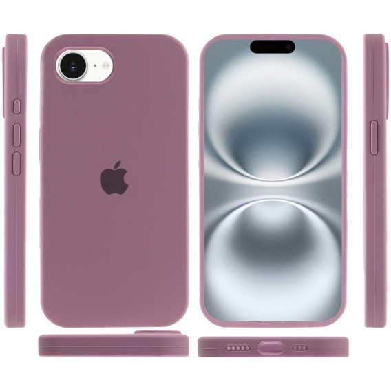 Чохол Silicone Case Full Protective (AA) для Apple iPhone 16e (6.1") Ліловий / Lilac Pride