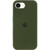 Чохол Silicone Case Full Protective (AA) для Apple iPhone 16e (6.1") Зелений / Dark Olive
