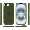 Чохол Silicone Case Full Protective (AA) для Apple iPhone 16e (6.1") Зелений / Dark Olive