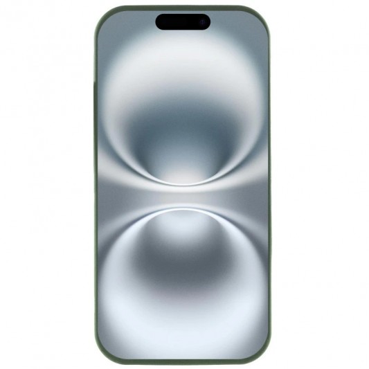 Чохол Silicone Case Full Protective (AA) для Apple iPhone 16e (6.1") Зелений / Cyprus Green - зображення 1 