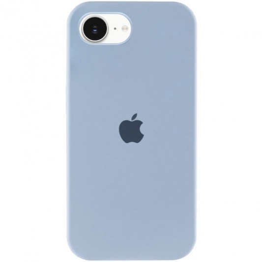 Чехол Silicone Case Full Protective (AA) для Apple iPhone 16e (6.1") Синий / Sweet Blue