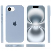 Чехол Silicone Case Full Protective (AA) для Apple iPhone 16e (6.1") Синий / Sweet Blue