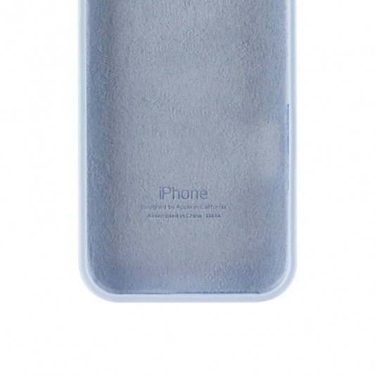 Чехол Silicone Case Full Protective (AA) для Apple iPhone 16e (6.1") Синий / Sweet Blue - изображение 3