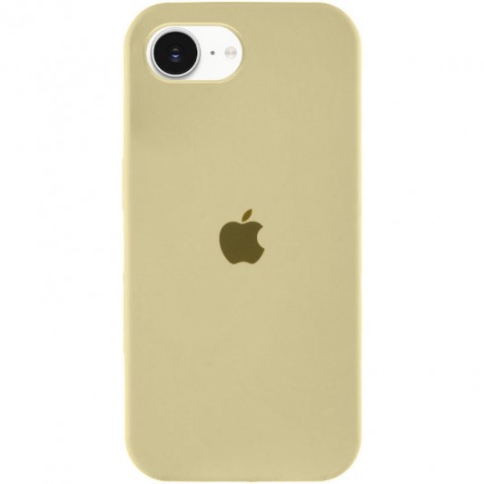 Чохол Silicone Case Full Protective (AA) для Apple iPhone 16e (6.1") Жовтий / Mellow Yellow