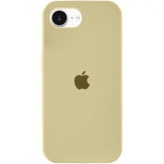 Чохол Silicone Case Full Protective (AA) для Apple iPhone 16e (6.1") Жовтий / Mellow Yellow