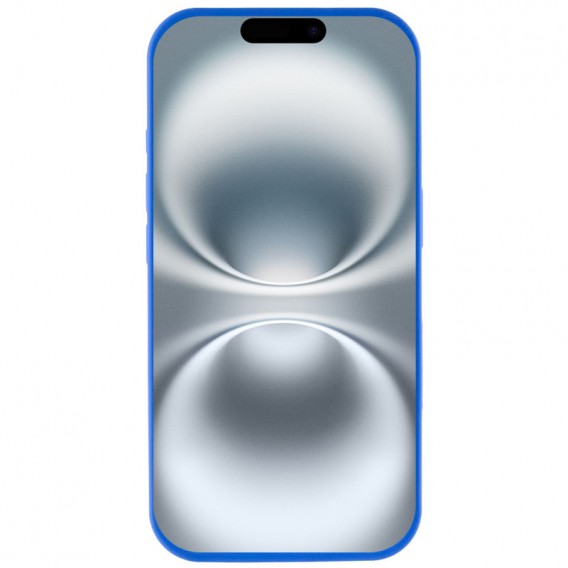 Чехол Silicone Case Full Protective (AA) для Apple iPhone 16e (6.1") Синий / Capri Blue