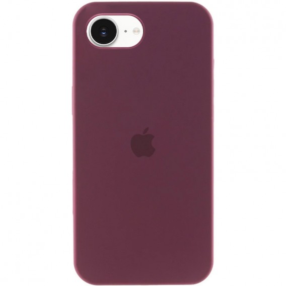Чохол Silicone Case Full Protective (AA) для Apple iPhone 16e (6.1") Бордовий / Plum