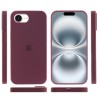 Чохол Silicone Case Full Protective (AA) для Apple iPhone 16e (6.1") Бордовий / Plum