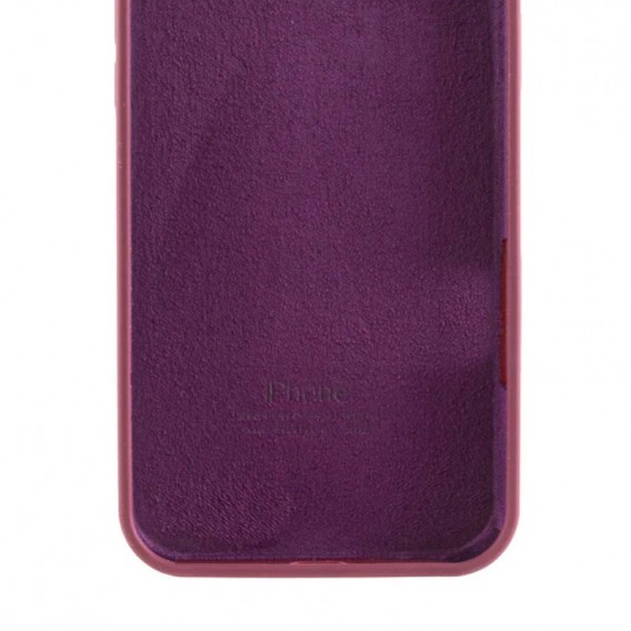 Чохол Silicone Case Full Protective (AA) для Apple iPhone 16e (6.1") Бордовий / Plum
