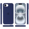 Чохол Silicone Case Full Protective (AA) для Apple iPhone 16e (6.1") Синій / Deep navy