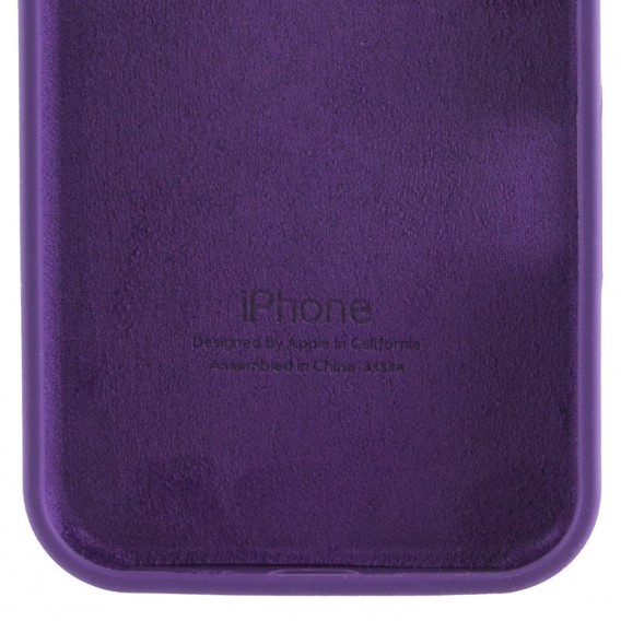 Чехол Silicone Case Full Protective (AA) для Apple iPhone 16e (6.1") Фиолетовый / Amethyst