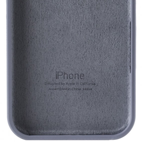 Чохол Silicone Case Full Protective (AA) для Apple iPhone 16e (6.1") Сірий / Lavender Gray