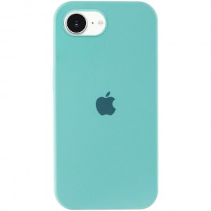 Чохол Silicone Case Full Protective (AA) для Apple iPhone 16e (6.1") Бірюзовий / Marine Green