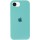 Чохол Silicone Case Full Protective (AA) для Apple iPhone 16e (6.1") Бірюзовий / Marine Green