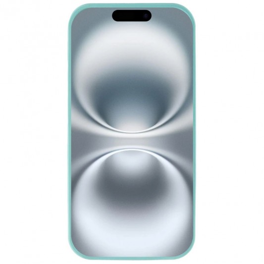 Чохол Silicone Case Full Protective (AA) для Apple iPhone 16e (6.1") Бірюзовий / Marine Green - зображення 1 