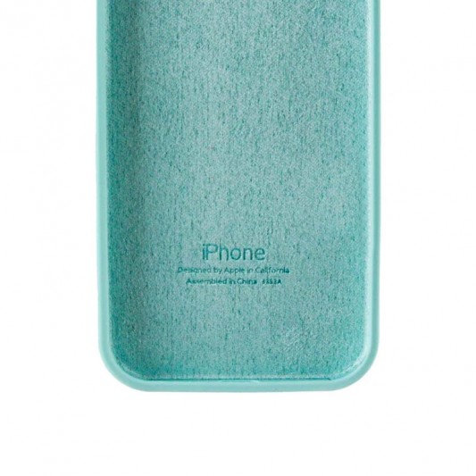 Чохол Silicone Case Full Protective (AA) для Apple iPhone 16e (6.1") Бірюзовий / Marine Green - зображення 3 