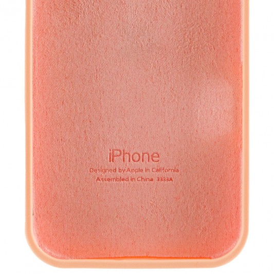 Чохол Silicone Case Full Protective (AA) для Apple iPhone 16e (6.1") Помаранчевий / Cantaloupe - зображення 3 
