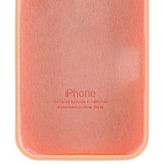 Чохол Silicone Case Full Protective (AA) для Apple iPhone 16e (6.1") Помаранчевий / Cantaloupe