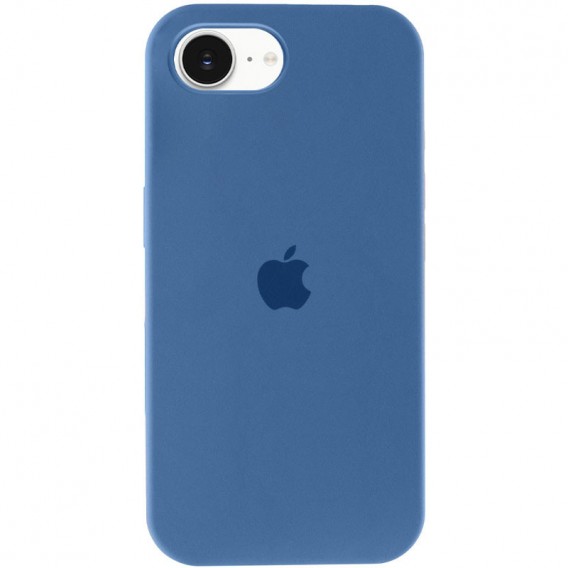 Чохол Silicone Case Full Protective (AA) для Apple iPhone 16e (6.1") Синій / Blue Jay