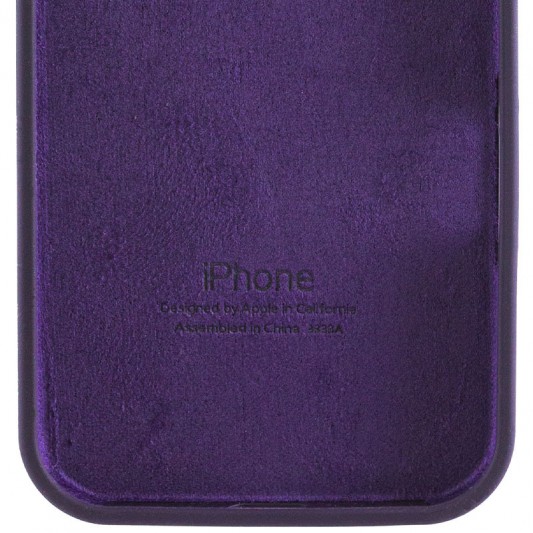Чохол Silicone Case Full Protective (AA) для Apple iPhone 16e (6.1") Фіолетовий / Elderberry - зображення 3 