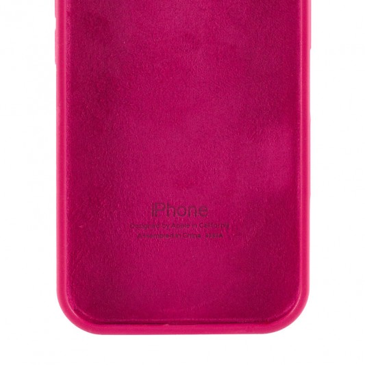 Чохол Silicone Case Full Protective (AA) для Apple iPhone 16e (6.1") Червоний / Rose Red - зображення 2 