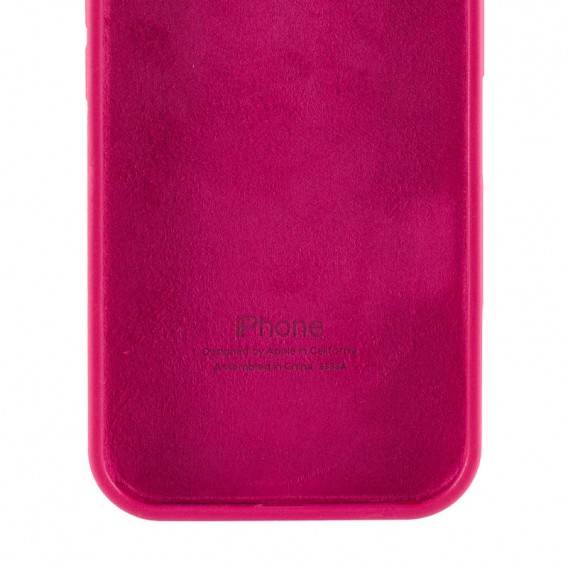 Чохол Silicone Case Full Protective (AA) для Apple iPhone 16e (6.1") Червоний / Rose Red