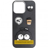 Чехол TPU Leather Toys для Apple iPhone 16e / 17e (6.1 дюйма) Monster / Black Чехол TPU Leather Toys для Apple iPhone 16e / 17e (6.1 дюйма) Monster / Black