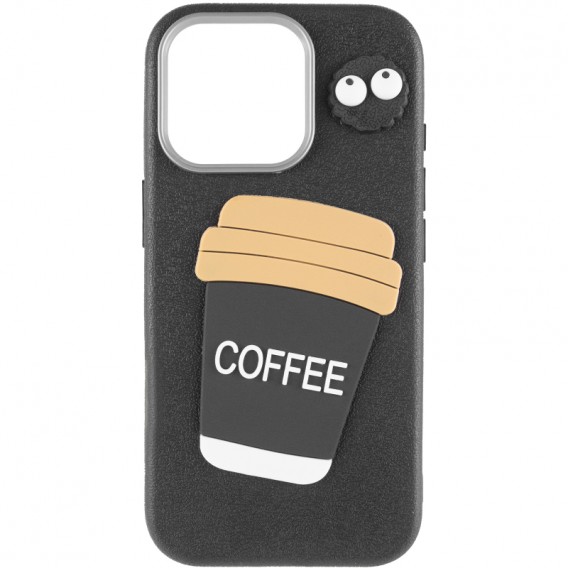 Чохол TPU Leather Toys для Apple iPhone 11 Pro (5.8") Coffee / Black Чохол TPU Leather Toys для Apple iPhone 11 Pro (5.8") Coffee / Black