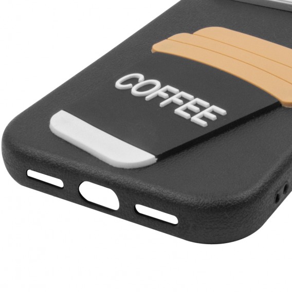Чохол TPU Leather Toys для Apple iPhone 11 Pro (5.8") Coffee / Black Чохол TPU Leather Toys для Apple iPhone 11 Pro (5.8") Coffee / Black