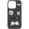 Чехол TPU Leather Toys для Apple iPhone 11 Pro (5.8) Monster / Black