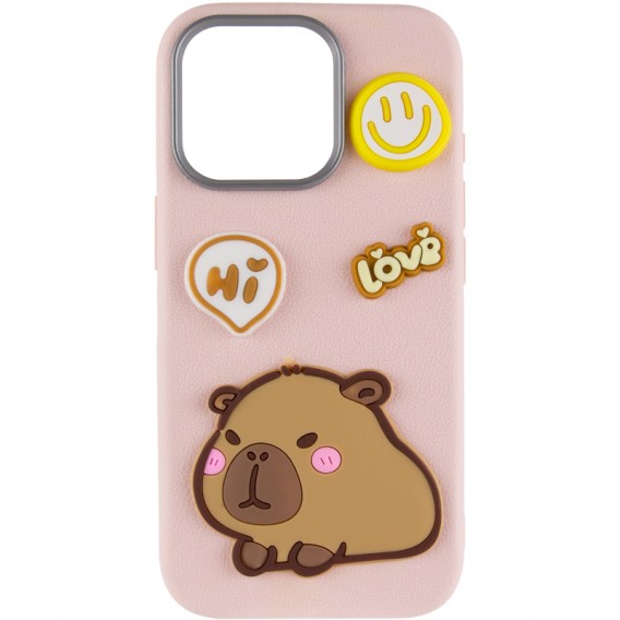 Чохол TPU Leather Toys для Apple iPhone 11 Pro Max (6.5") Capybara / Pink