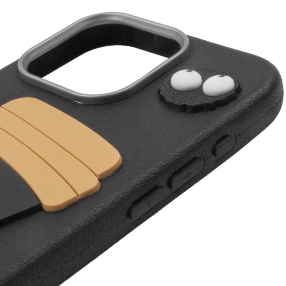 Чохол TPU Leather Toys для Apple iPhone 12 Pro Max / 13 Pro Max (6.7") Coffee / Black Чохол TPU Leather Toys для Apple iPhone 12 Pro Max / 13 Pro Max (6.7") Coffee / Black
