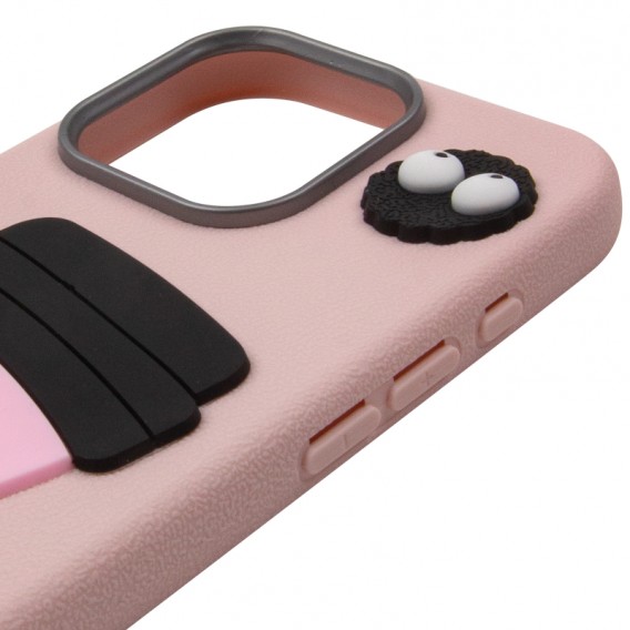 Чохол TPU Leather Toys для Apple iPhone 13 Pro (6.1") Coffee / Pink Чохол TPU Leather Toys для Apple iPhone 13 Pro (6.1") Coffee / Pink