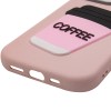 Чехол TPU Leather Toys для Apple iPhone 14 Pro (6.1) Coffee / Pink