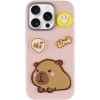 Чохол TPU Leather Toys для Apple iPhone 14 Pro Max (6.7") Capybara / Pink