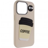 Чехол TPU Leather Toys для Apple iPhone 15 (6.1 дюйма) Coffee / Sand Чехол TPU Leather Toys для Apple iPhone 15 (6.1 дюйма) Coffee / Sand