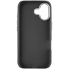 Чохол TPU Leather Toys для Apple iPhone 16 (6.1") Coffee / Black