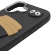 Чохол TPU Leather Toys для Apple iPhone 16 (6.1") Coffee / Black