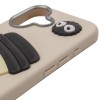 Чохол TPU Leather Toys для Apple iPhone 16 (6.1") Coffee / Sand