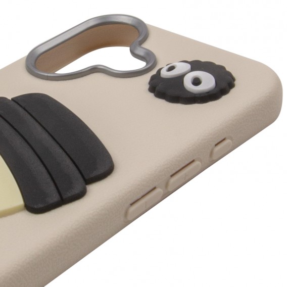 Чохол TPU Leather Toys для Apple iPhone 16 (6.1") Coffee / Sand