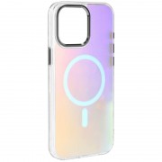 Чехол TPU Lunar Glow (MagFit) для Apple iPhone 14 Pro (6.1") Titanium Grey