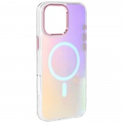 Чехол TPU Lunar Glow (MagFit) для Apple iPhone 16 (6.1") Baby Pink