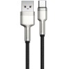Дата кабель Baseus Cafule Metal Data USB to Type-C 66W (2m) (CAKF0002) Black