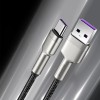 Дата кабель Baseus Cafule Metal Data USB to Type-C 66W (2m) (CAKF0002) Black